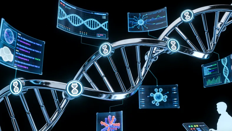 基因检测样本采集过程实拍