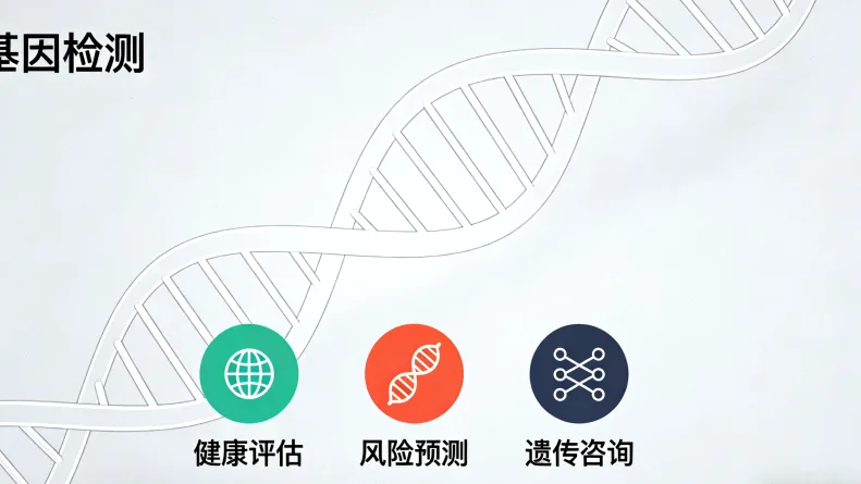 遗传咨询师正在向家庭解释检测流程