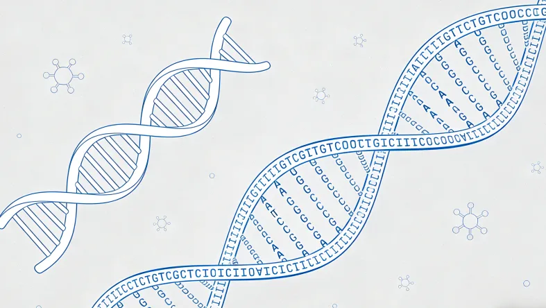 基因检测样本采集过程示意图