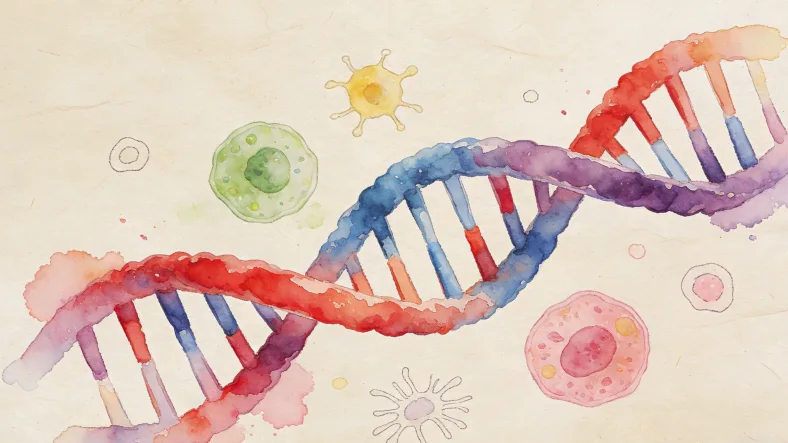 专业遗传咨询师与客户进行面对面沟通场景