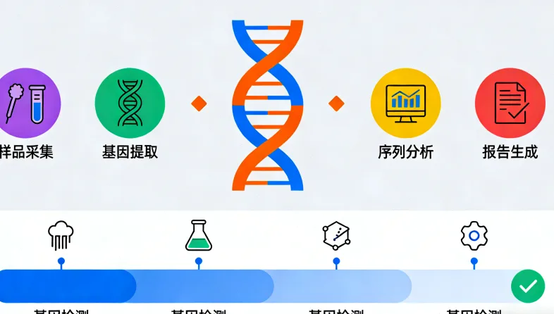 高通量基因测序实验室内部工作场景
