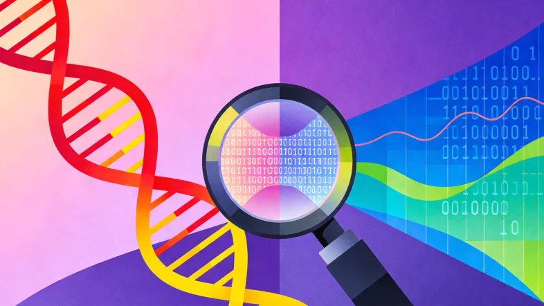 基因检测实验室内部工作场景