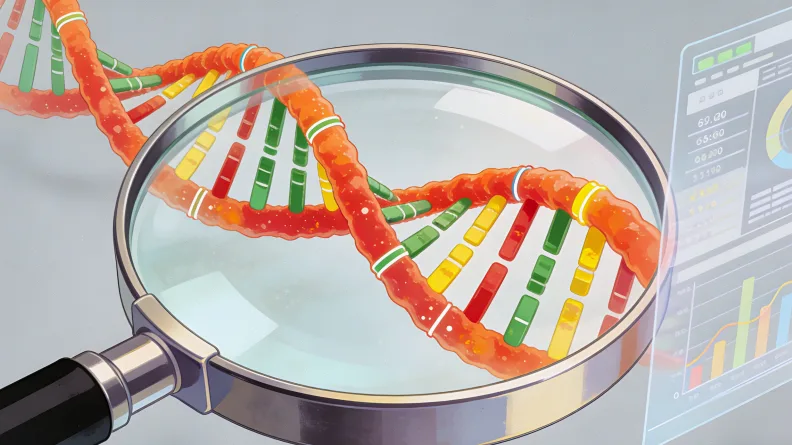 遗传咨询师与咨询者进行沟通的场景