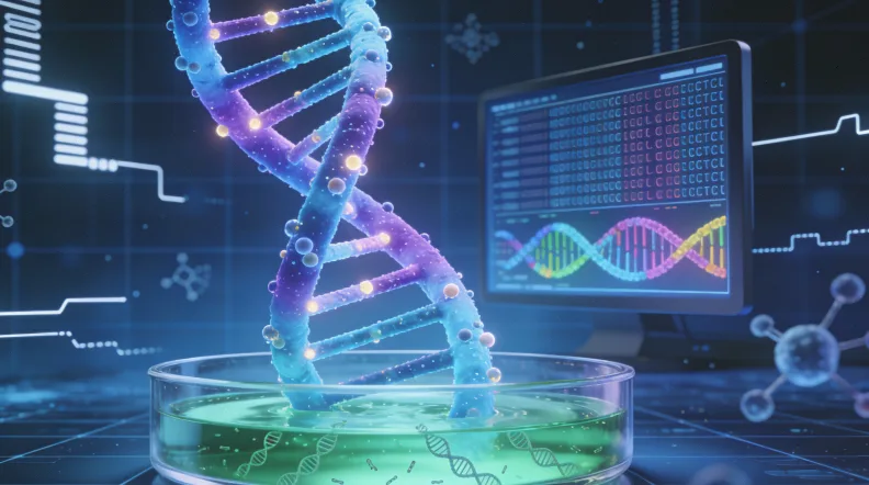 基因检测报告关键部分示例图