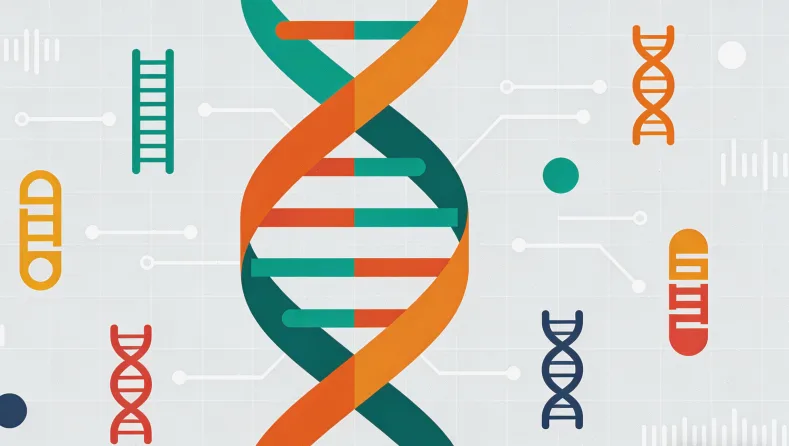 基因测序实验室工作场景