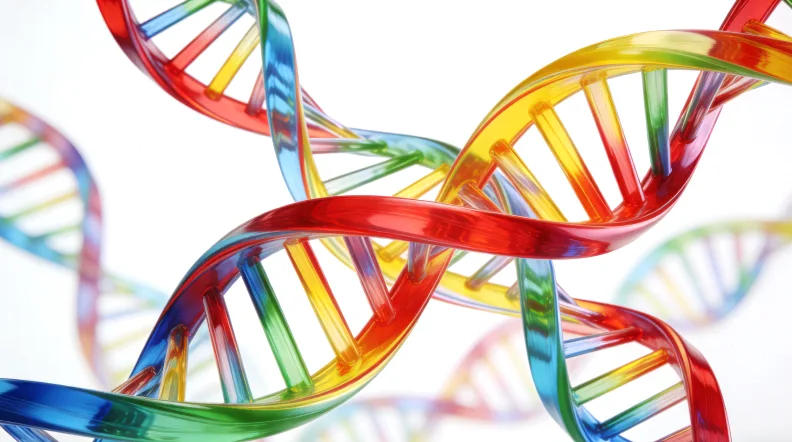 遗传咨询师与客户面对面沟通场景