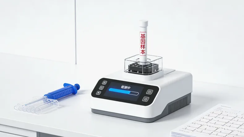 专业遗传咨询师与家庭进行沟通示意图