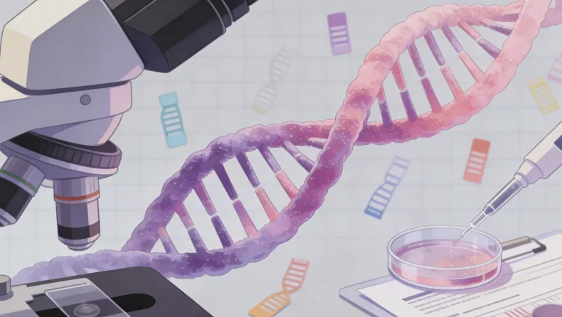 基因检测样本采集（静脉血或口腔拭子）过程特写