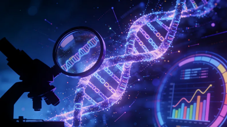 HER2基因检测技术原理示意图