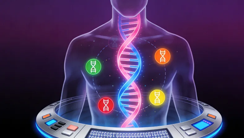 MSI检测PCR扩增与电泳原理示意图