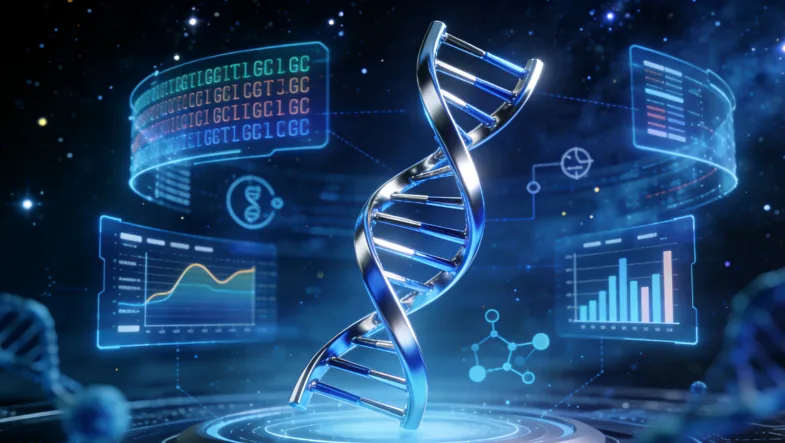 病理科医生在显微镜下观察组织切片