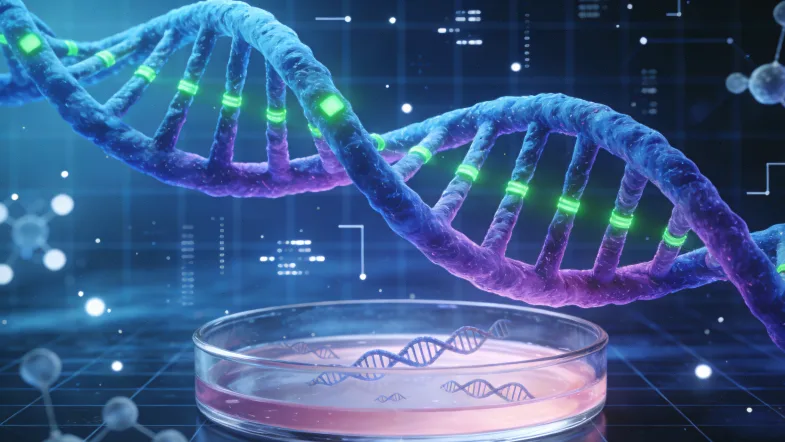 基因检测实验室高通量测序仪工作场景