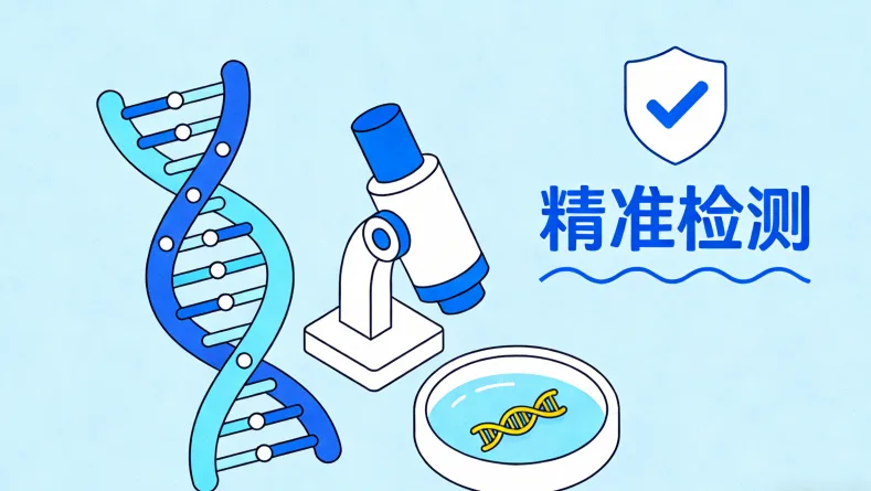 基因检测从采血到报告的流程简图