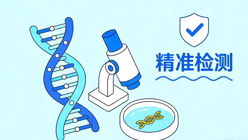 基因检测样本采集过程示意图