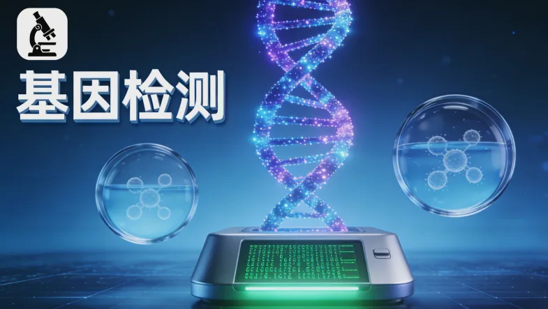 基因测序实验室工作场景