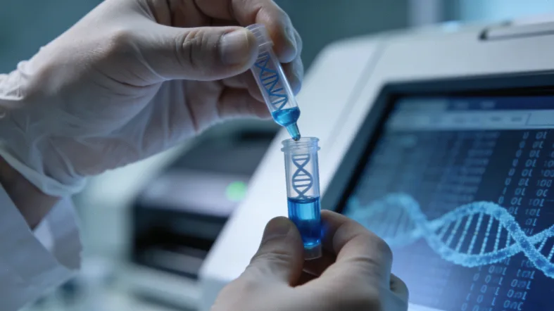 高通量基因测序实验室内部工作环境