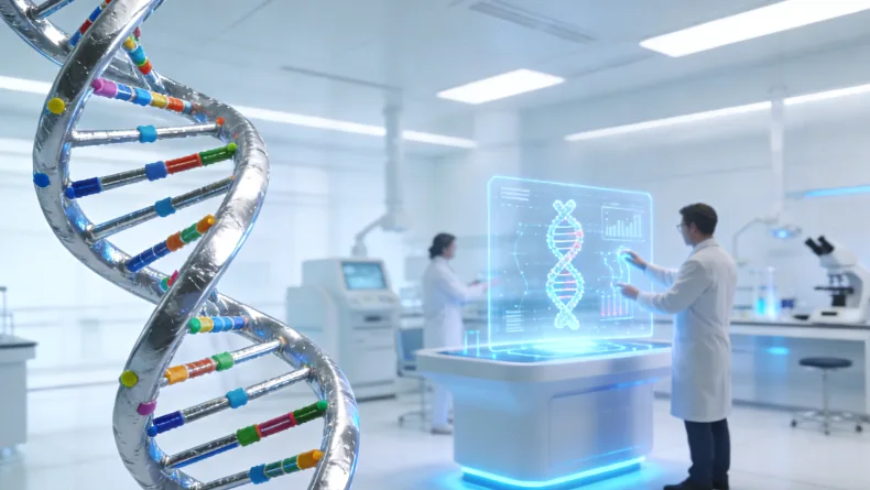 专业顾问进行一对一遗传咨询场景