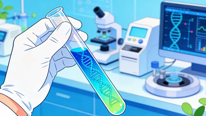 基因测序实验室内部工作环境