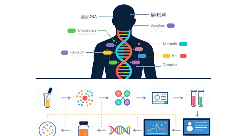 标准化无创口腔拭子采样操作示意图
