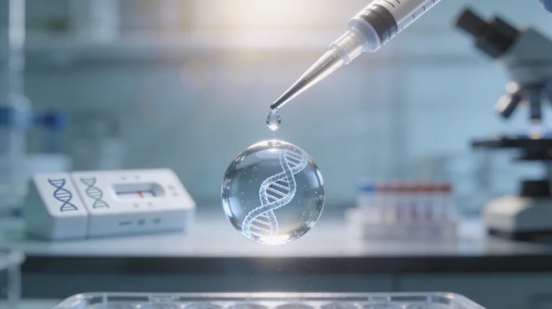 专业顾问进行检测前咨询沟通场景