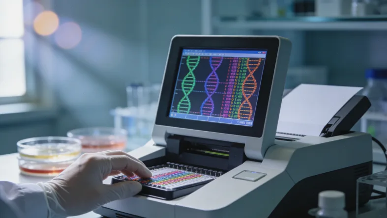 无创口腔拭子样本采集过程示意