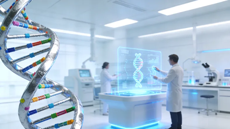 基因检测报告关键部分（如变异分类）特写