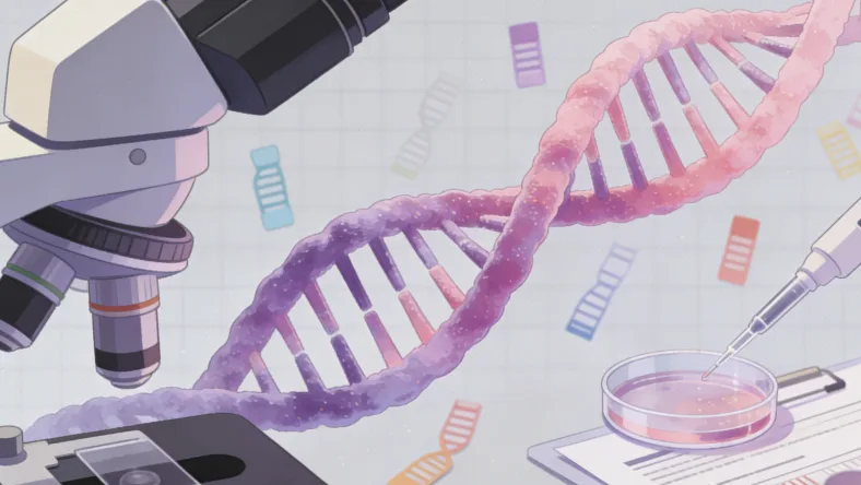 基因检测从样本到报告的流程简图