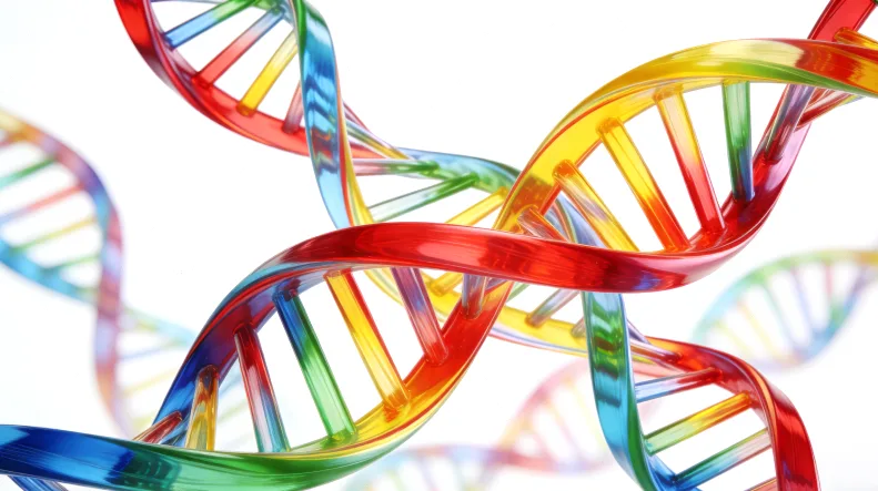 专业遗传咨询师与客户面对面沟通场景