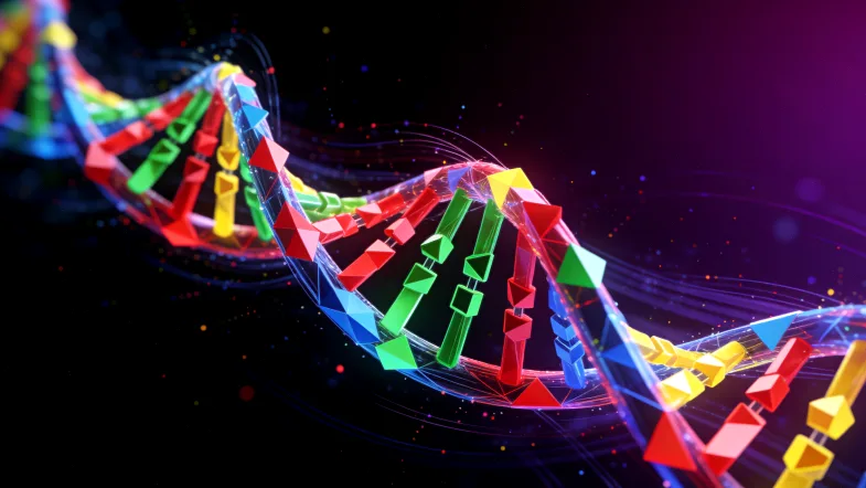 高通量基因测序仪内部工作流程图示