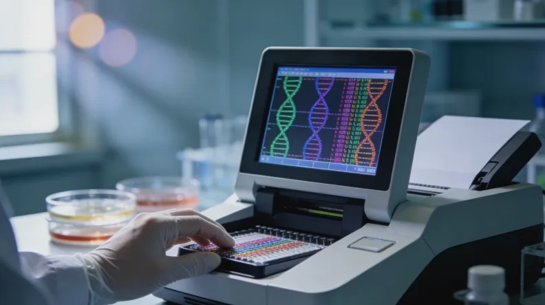 专业顾问进行检测前咨询沟通场景