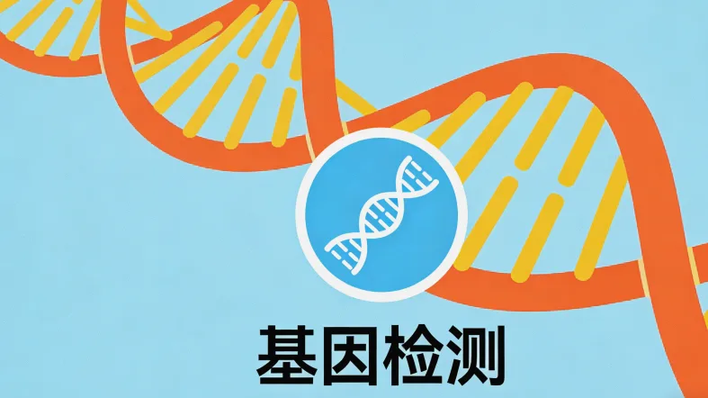 基因检测报告首页关键信息示意图