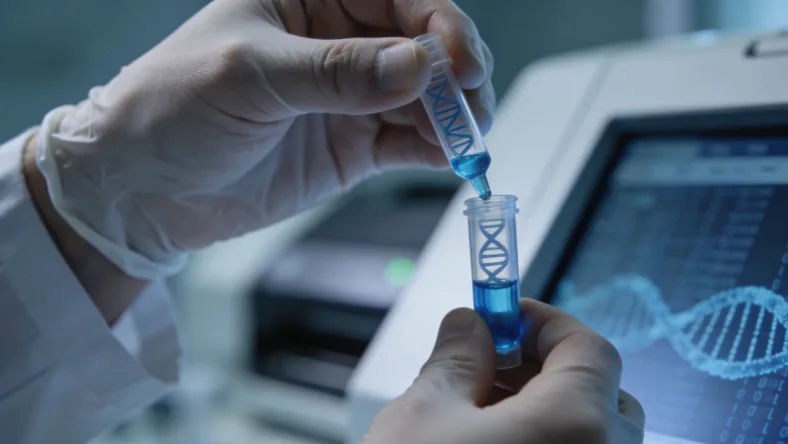 基因测序实验室内部工作环境