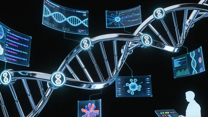 专业遗传咨询师进行报告解读场景