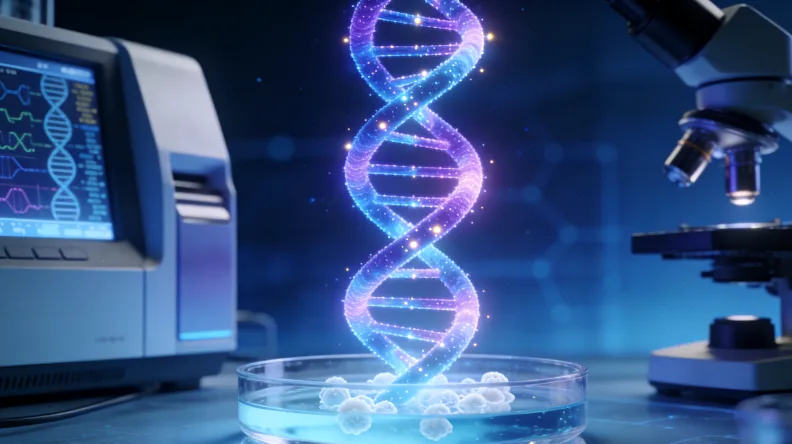 专业人员进行无创口腔拭子采样