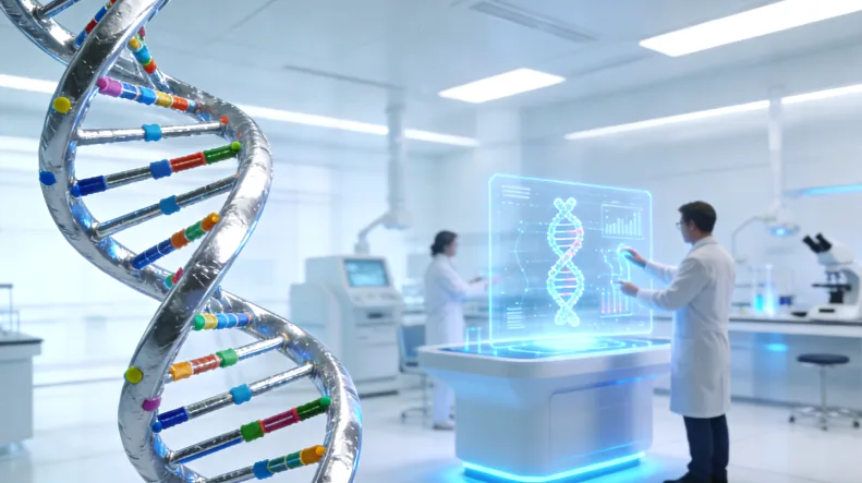 基因检测采样包（唾液或血液）示例图