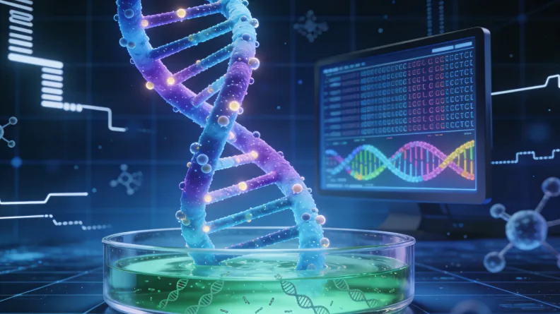 基因检测样本采集过程示意