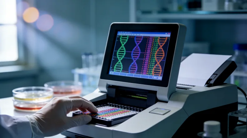 淋巴瘤基因检测全流程示意图