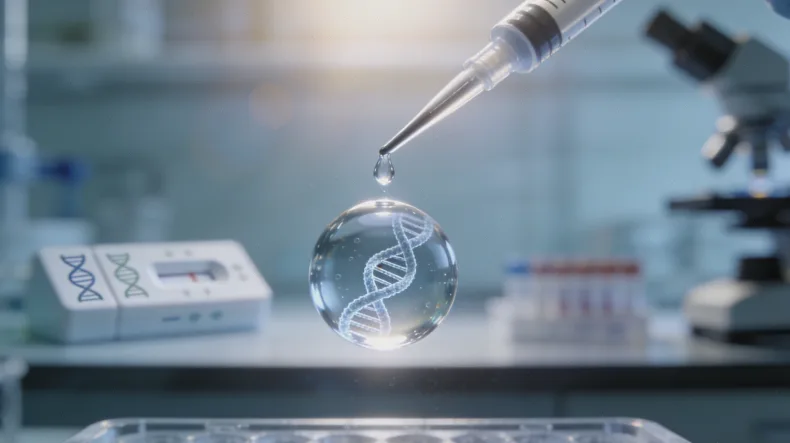 采样员正在进行无痛口腔拭子采样