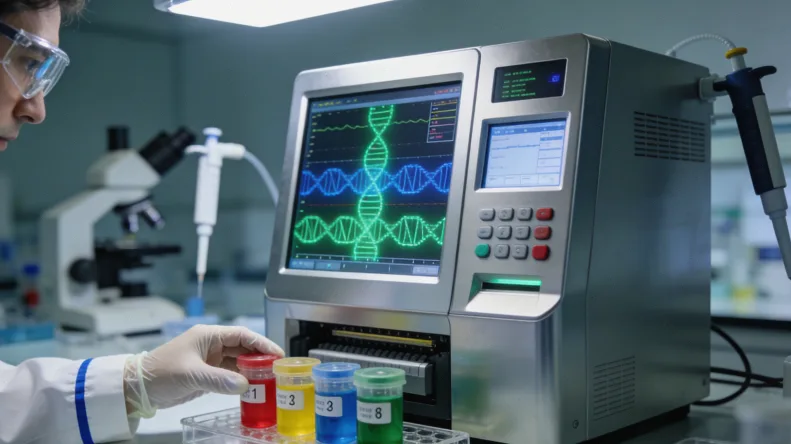 遗传咨询师与桦甸市民进行面对面沟通