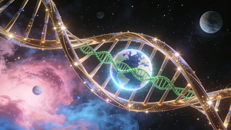 基因检测咨询师与客户进行面对面沟通