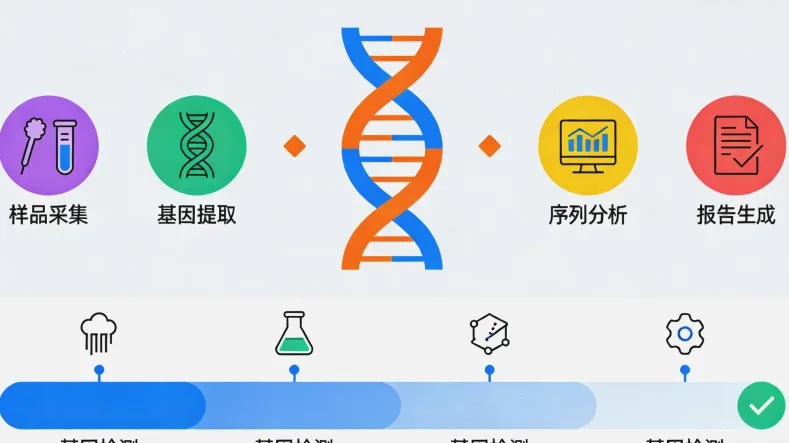 下一代基因测序技术原理简化图示