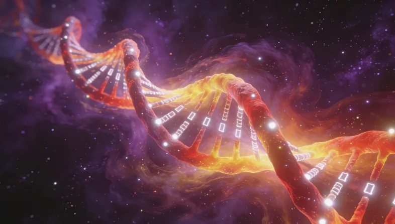 基因测序实验室内部工作场景