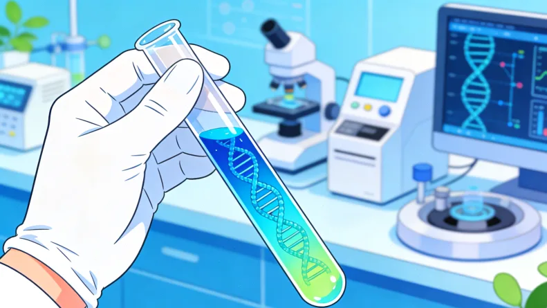 专业遗传咨询师正在与客户沟通