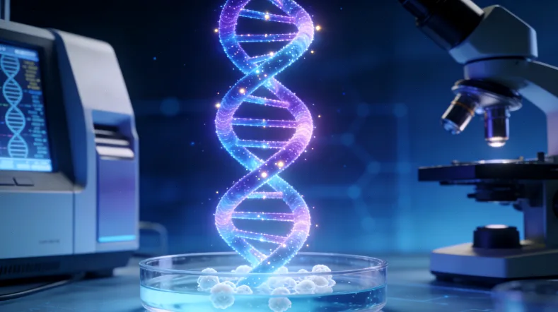 遗传咨询师与客户进行面对面沟通