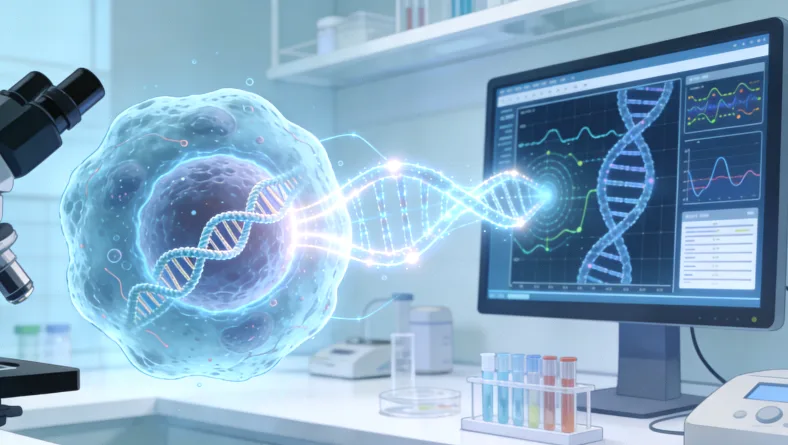 基因检测采样过程(口腔拭子)示意图