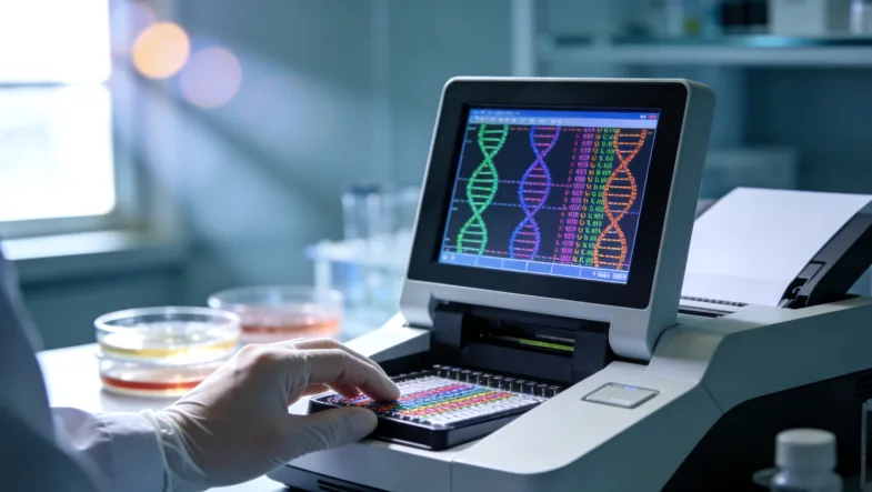 基因检测采样包(采血管或口腔拭子)示意图