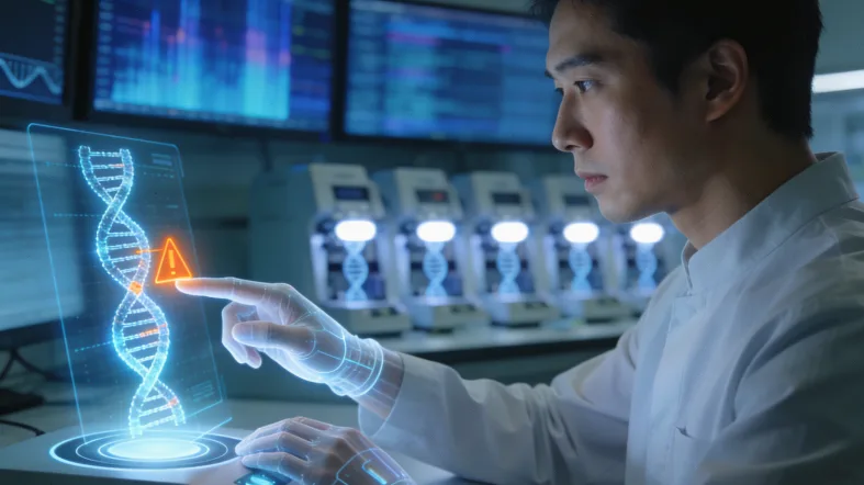 基因检测样本采集流程图示