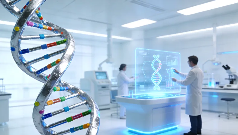 基因检测样本采集与标准化处理流程示意