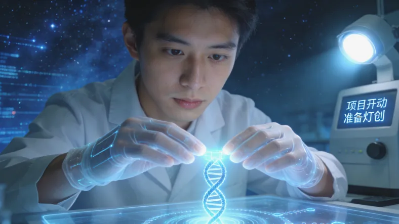 专业人员正在进行口腔拭子样本采集