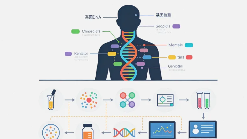 口腔拭子样本采集操作示意